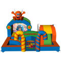 Kids Zone Cookie Monster Orange Chateau Gonflable