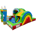 Kids Zone Crayon Chateau Gonflable