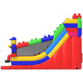 Toboggan Maxi Blocs Colorés Château Gonflable