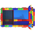 Toboggan Maxi Blocs Colorés Château Gonflable