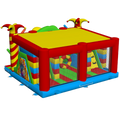 Multiplay Maxi 2 Toboggans Tête De Clown Chateau Gonflable