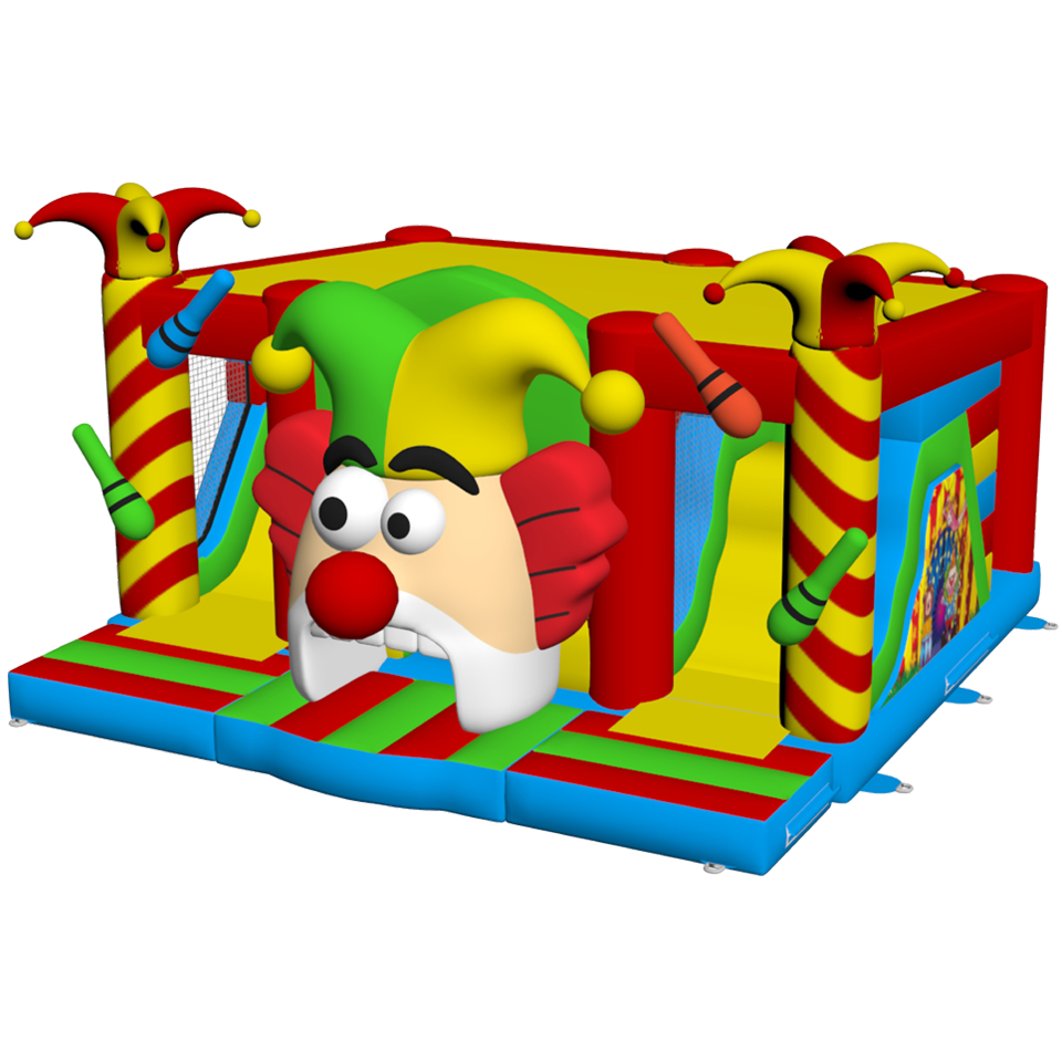 Multiplay Maxi 2 Toboggans Tête de Clown