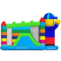 Multiplay Maxi 2 Toboggans Blocs Colorés Chateau Gonflable