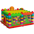 Multiplay Maxi 2 Toboggans Blocs Colorés Patineur Chateau Gonflable