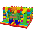 Multiplay Maxi 2 Toboggans Blocs Colorés Patineur Chateau Gonflable