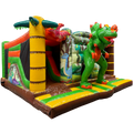 Multiplay Maxi 2 Toboggans Dinosaure Chateau Gonflable