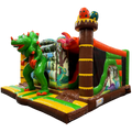 Multiplay Maxi 2 Toboggans Dinosaure Chateau Gonflable