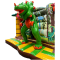 Multiplay Maxi 2 Toboggans Dinosaure Chateau Gonflable