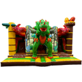 Multiplay Maxi 2 Toboggans Dinosaure Chateau Gonflable