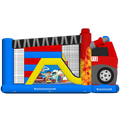 Multiplay Maxi 2 Toboggans Pompiers Chateau Gonflable