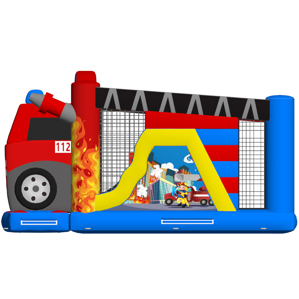Multiplay Maxi 2 Toboggans Camion de Pompiers