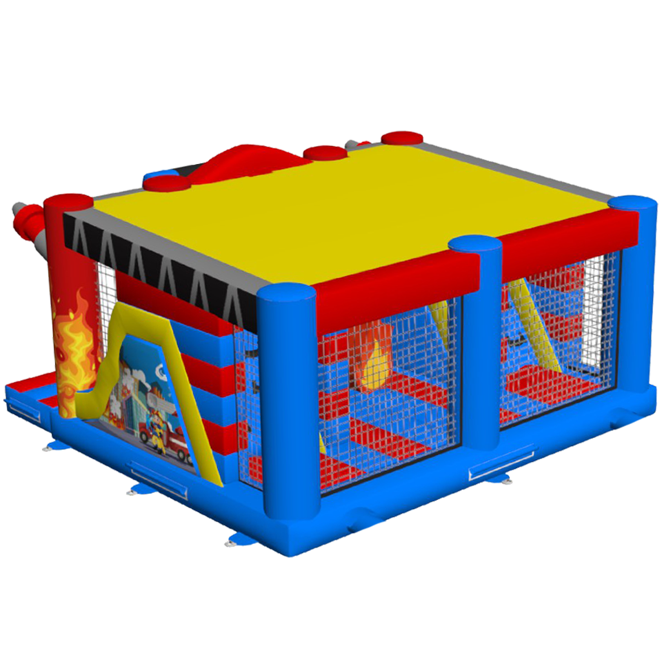 Multiplay Maxi 2 Toboggans Camion de Pompiers