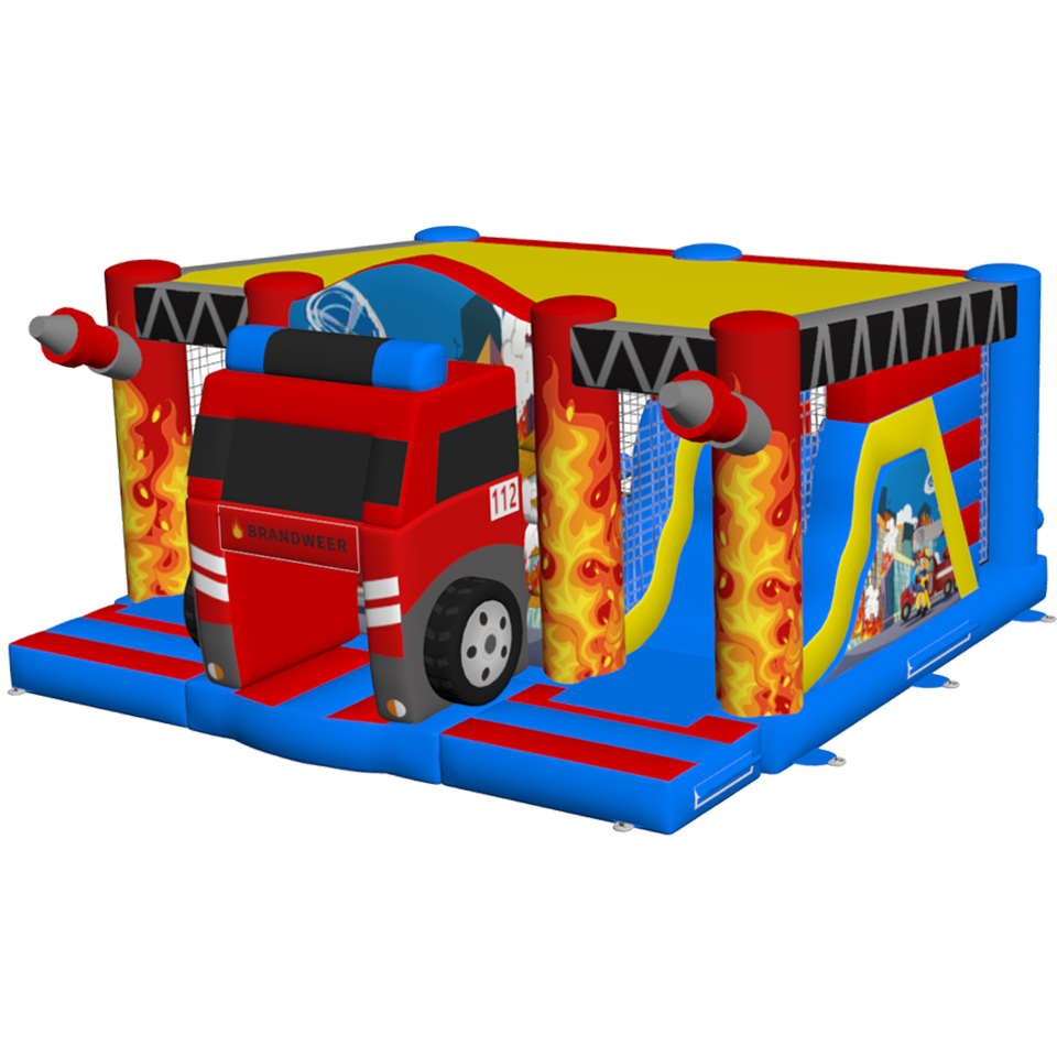 Multiplay Maxi 2 Toboggans Camion de Pompiers