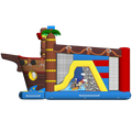 Multiplay Maxi 2 Toboggans Bateau Pirate Chateau Gonflable