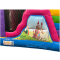 Multiplay Maxi 2 Toboggans Licorne Chateau Gonflable