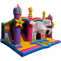 Multiplay Maxi 2 Toboggans Licorne Chateau Gonflable