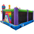 Multiplay Maxi 2 Toboggans Licorne Chateau Gonflable