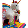 Multiplay Maxi 2 Toboggans Licorne Chateau Gonflable