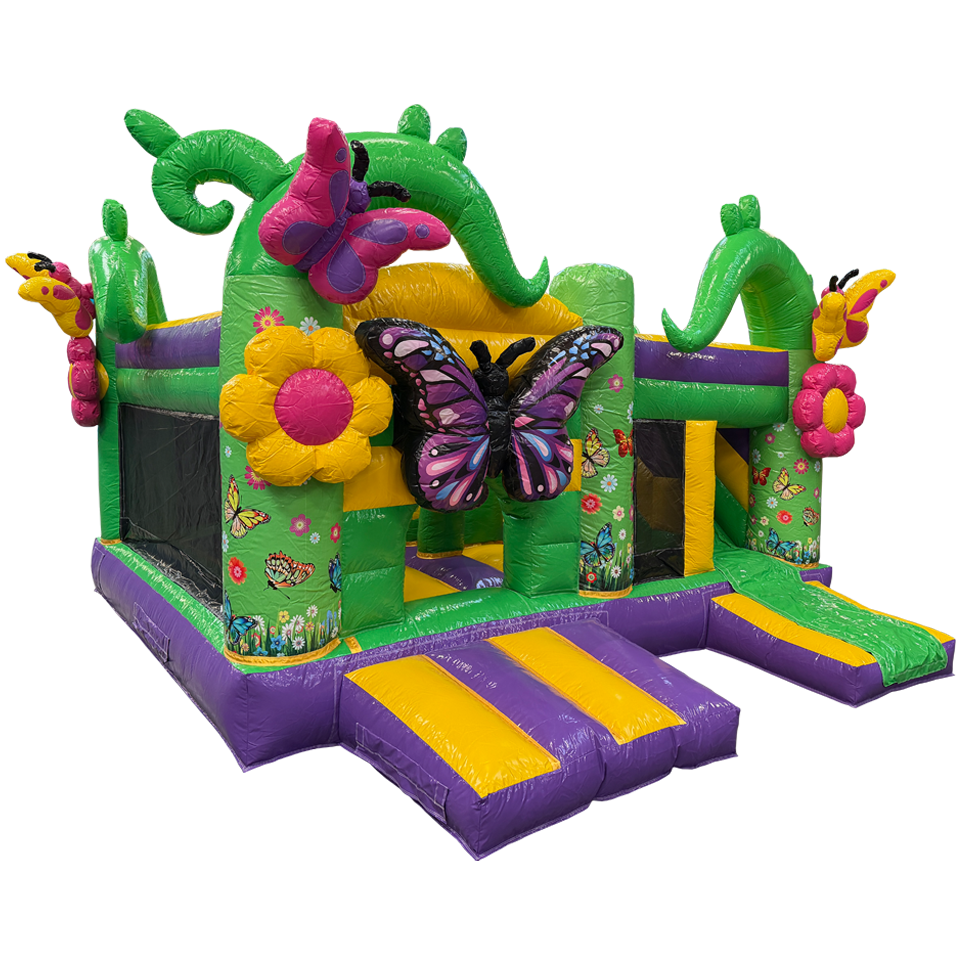 Château Gonflable Maxi Papillon Multiplay Sans Toit