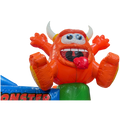 Multiplay Maxi Cookie Monster Chateau Gonflable Sans Toit