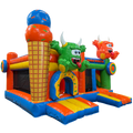Multiplay Maxi Cookie Monster Chateau Gonflable Sans Toit