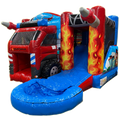 Multiplay Mini Brandweerwagen Springkasteel