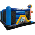 Multiplay Maxi 2 Toboggans Police Chateau Gonflable