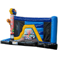 Multiplay Maxi 2 Toboggans Police Chateau Gonflable