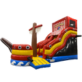 Toboggan Bateau Pirate Grand Château Gonflable