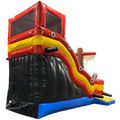 Toboggan Bateau Pirate Grand Château Gonflable