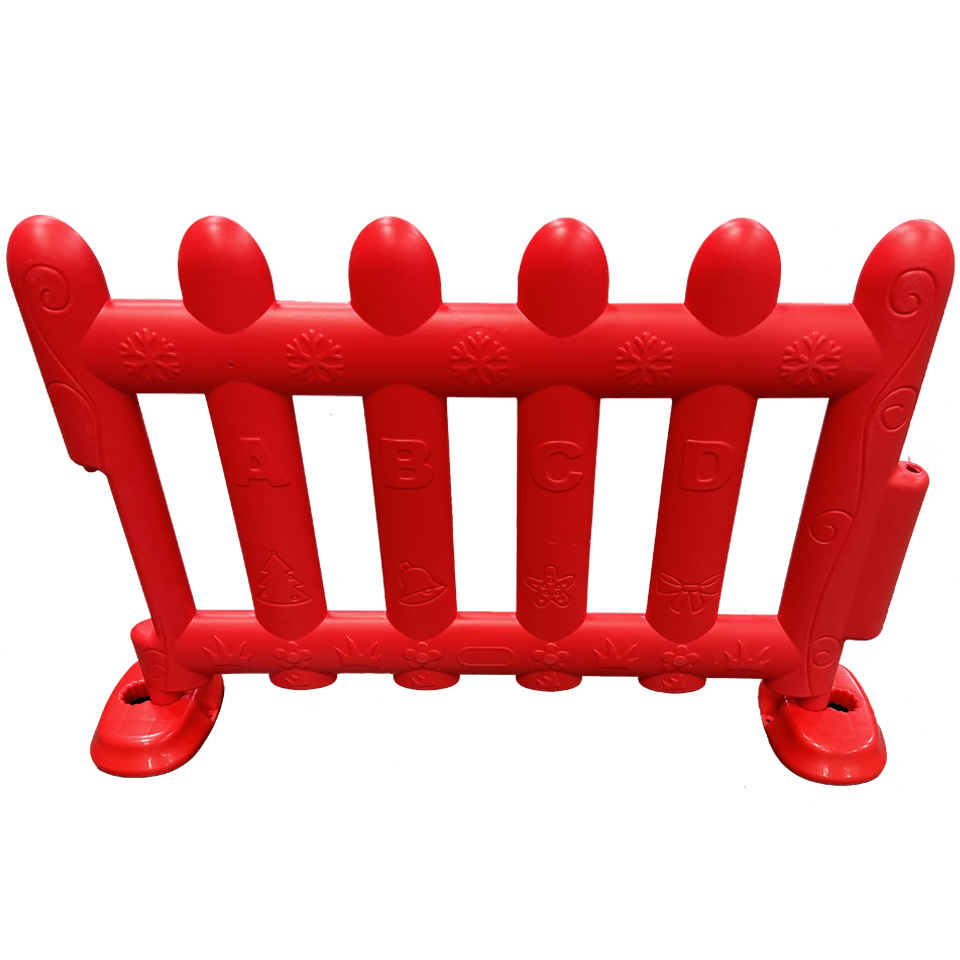 Petites Barrières en Plastique Rouges