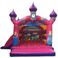 Princesse Chateau Gonflable Midi Avec Toboggan