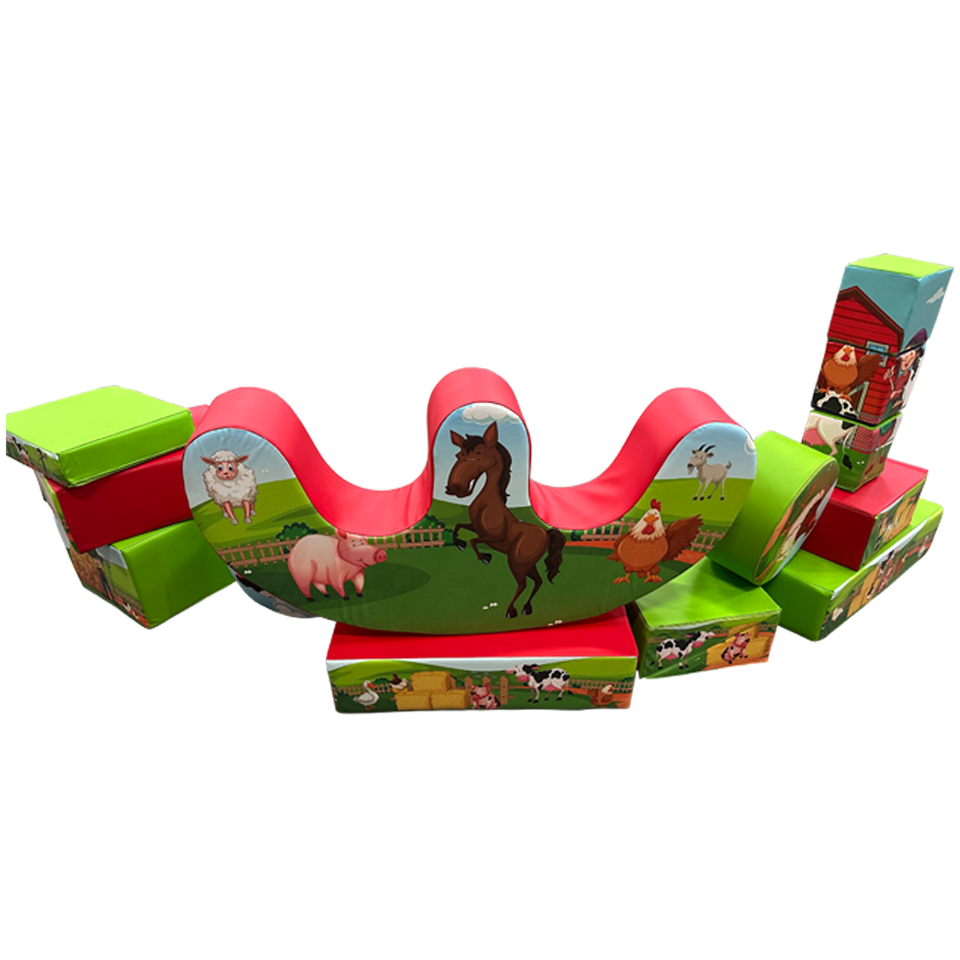 Aire de jeux souple Ferme