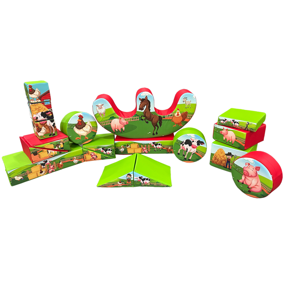 Aire de jeux souple Ferme