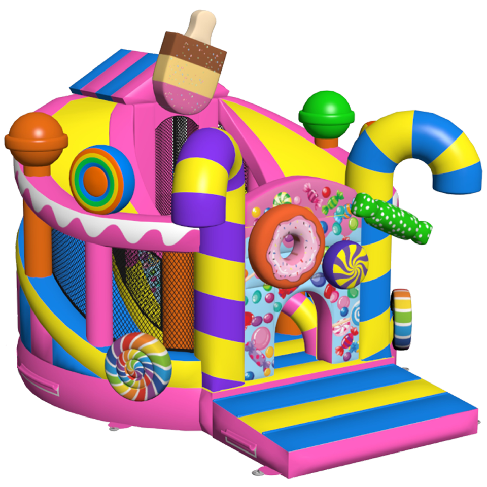 Château gonflable Twist N Slide Level Up