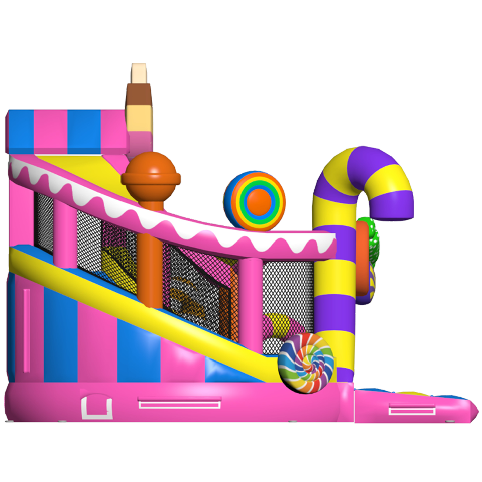 Château gonflable Twist N Slide Level Up