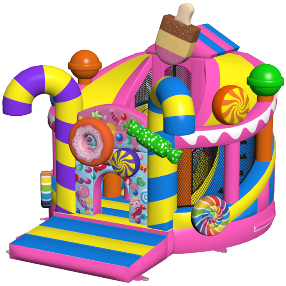 Twist N Slide Level Up Inflatable