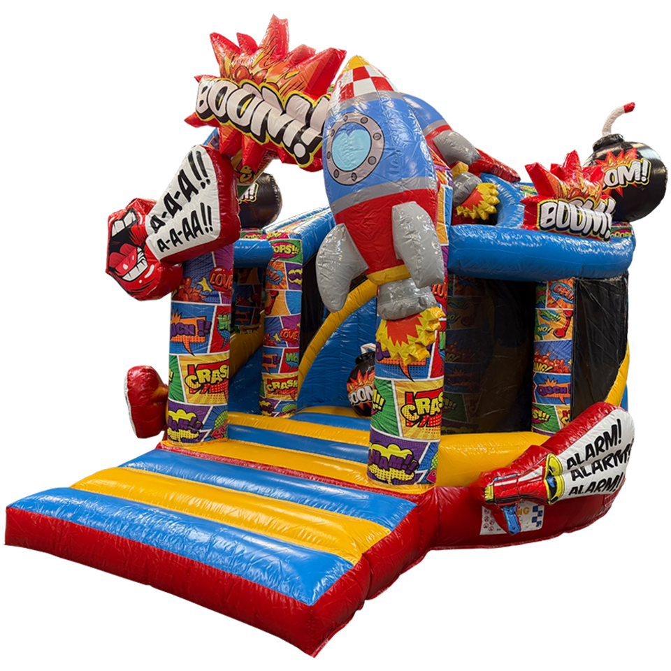 Twist N Slide Comic Inflatable