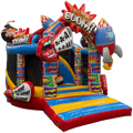 Twist N Slide Comic Château Gonflable