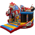 Twist N Slide Comic Château Gonflable