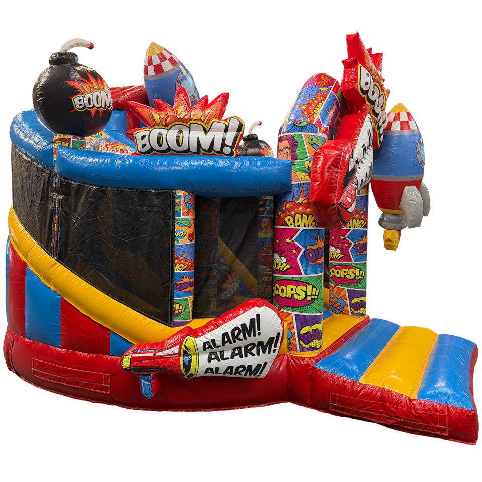Twist N Slide Comic Inflatable