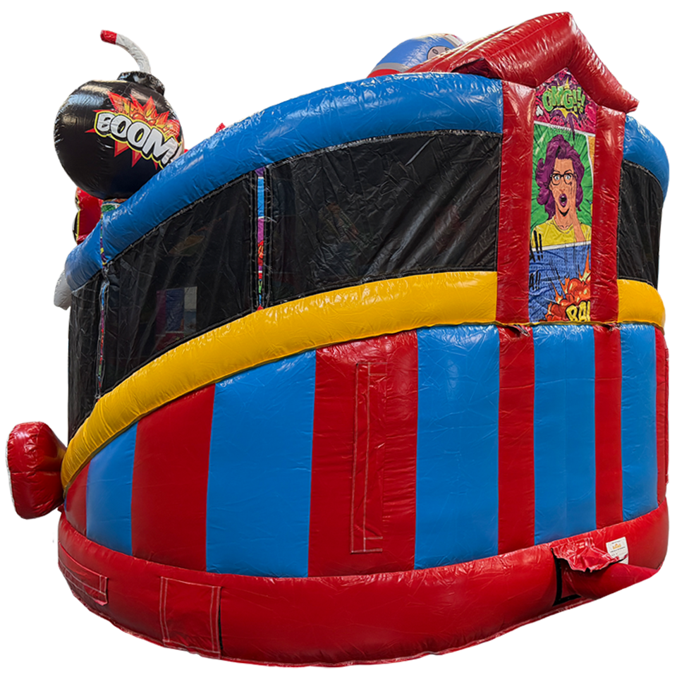 Twist N Slide Comic Inflatable