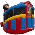Twist N Slide Comic Château Gonflable