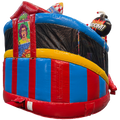 Twist N Slide Comic Château Gonflable