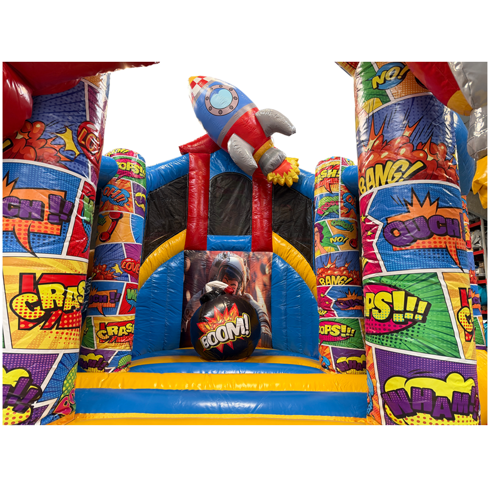 Twist N Slide Comic Inflatable