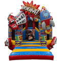 Twist N Slide Comic Château Gonflable