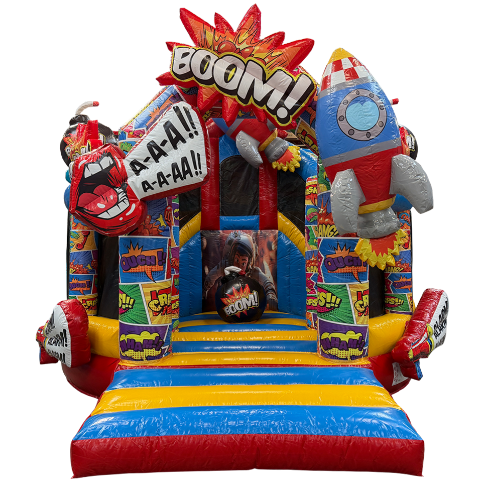 Twist N Slide Comic Inflatable