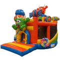 Twist N Slide Cookie Monster Orange Château Gonflable