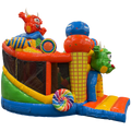Twist N Slide Cookie Monster Orange Château Gonflable