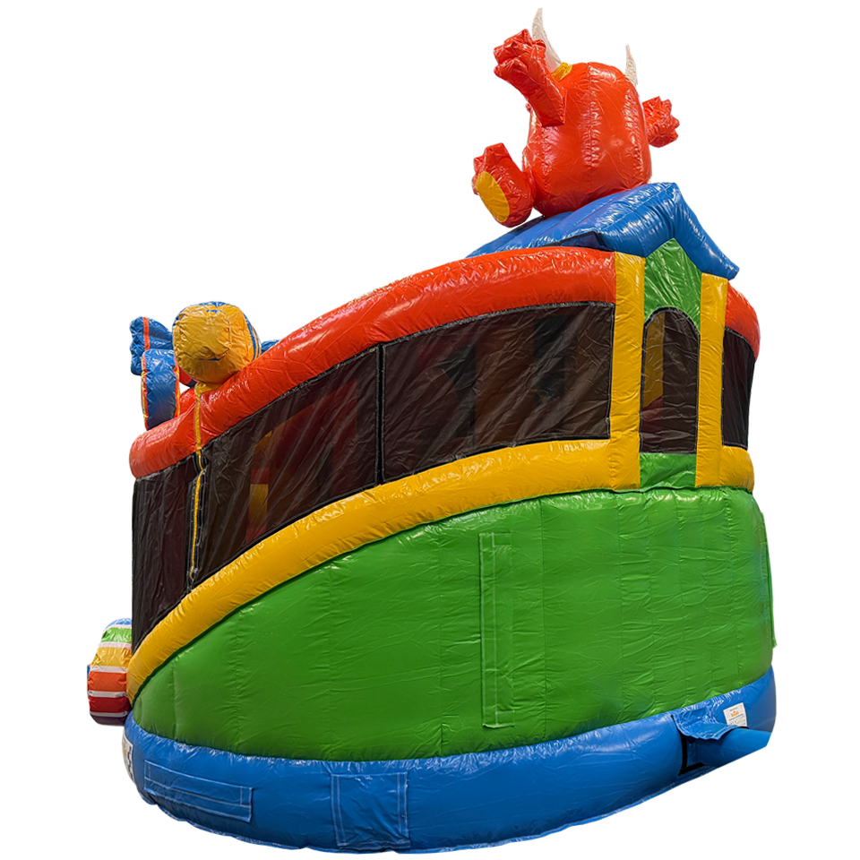 Twist N Slide Cookie Monster Orange Inflatable